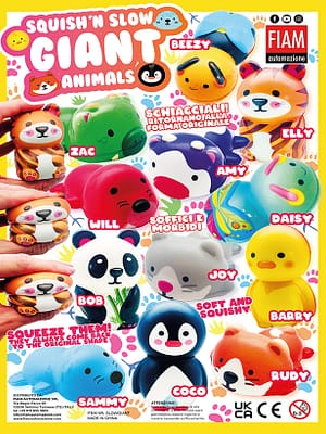 SQUISH 'N SLOW GIANT ANIMALS (ø100)